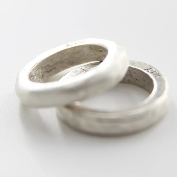 1 ring - Our new signature sterling unisex GRIT ru… - Picture 3 of 16